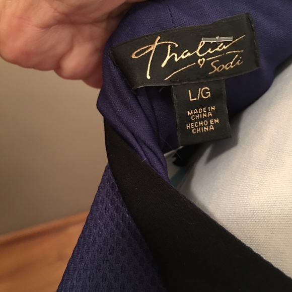 THALIA SODI PEPLUM DRESS large & medium NWT - Picture 4 of 5